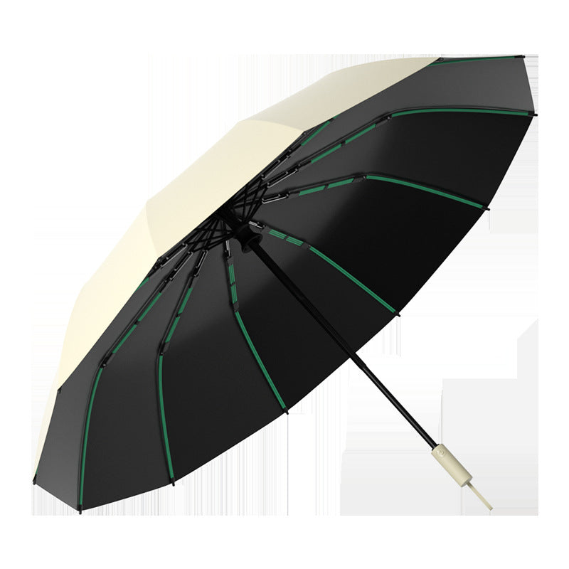 UmbraShield Pro – Automatische Opvouwbare Paraplu | UPF 50+, Windbestendig & 24 Baleinen