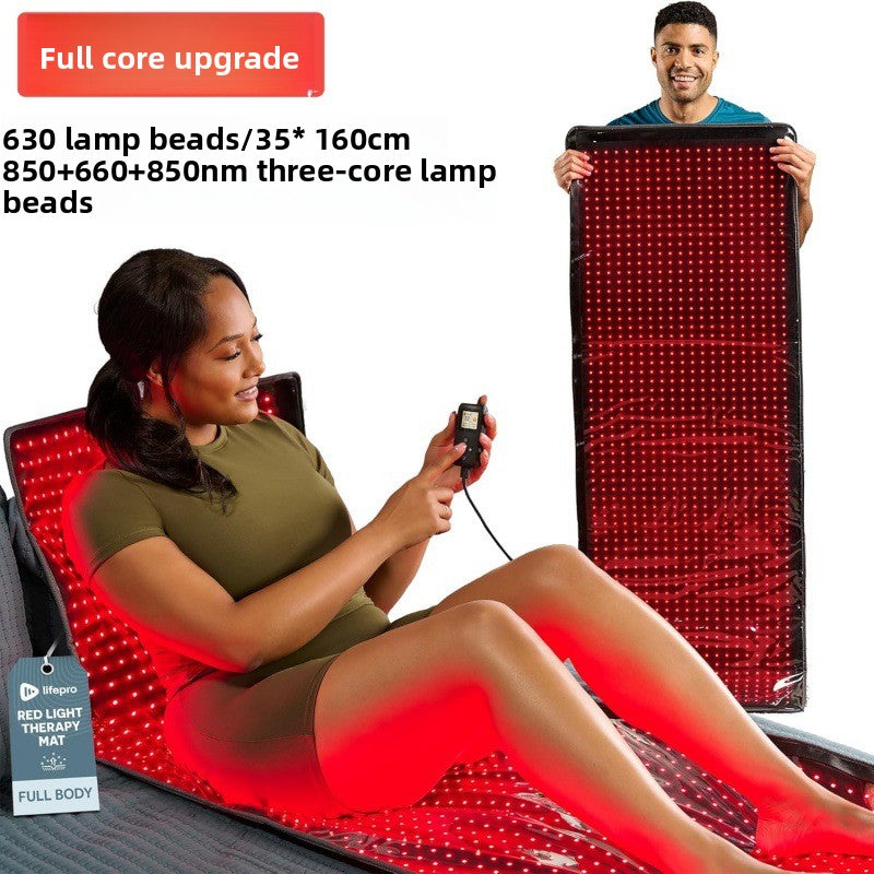 GlowTherapy Pro – Roodlichttherapie Mat 406 LED | 660nm & 850nm | Rug, Schouders & Yoga
