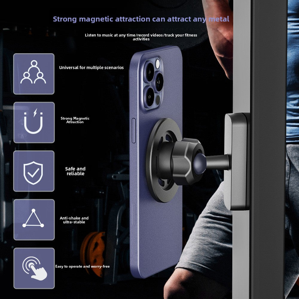 Support Téléphone Magnétique 360° — Sport, Golf & Surfaces Métalliques