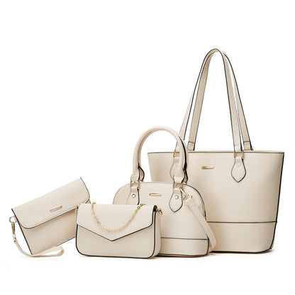 Ensemble Sac Cabas Femme 4 Pièces en Cuir PU