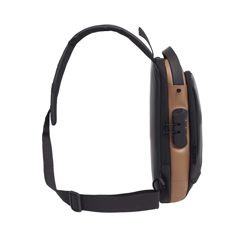 Sac Bandoulière Antivol Homme — Verrou à Code / Port USB / Oxford Impérméable