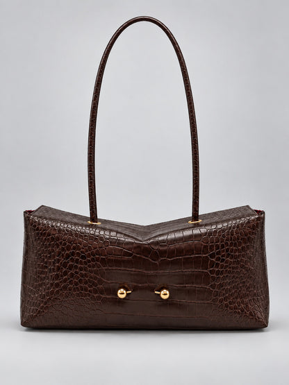 Sac à main vintage effet reptile - 6 Coloris