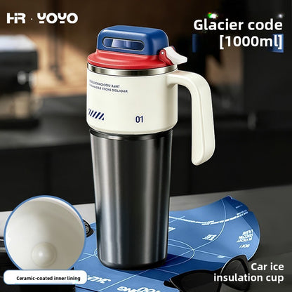 Mug Isotherme Inox Intérieur Céramique 1000ml