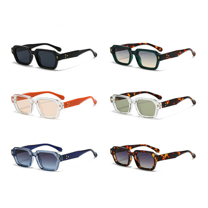Lunettes de Soleil Monture Carrée Anti-UV Tendance
