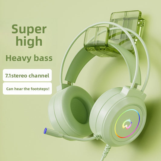 Casque Gaming Filaire avec Micro — USB & 3,5mm, LED