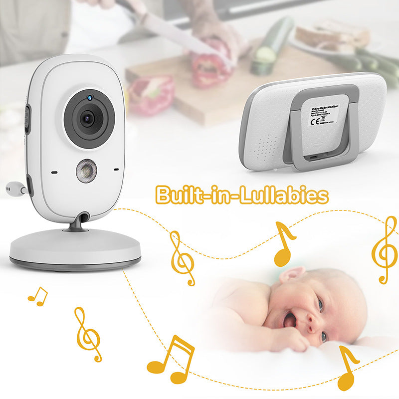 Babyphone Sans Fil avec Vision Nocturne — Surveillance Bébé & Personnes Âgées
