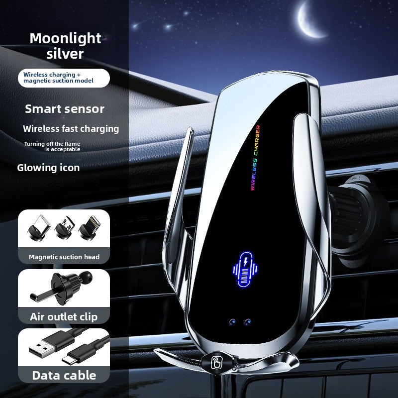 AutoCharge Pro – Draadloze Autotelefoonhouder 15W | Magnetisch & Automatische Klemming