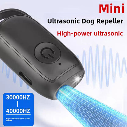 Oplaadbare ultrasone hondenverjager - Lamp & alarm