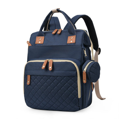 Multifunctionele Mama Tas + Babybedje — Waterdicht Oxford, 7 Kleuren