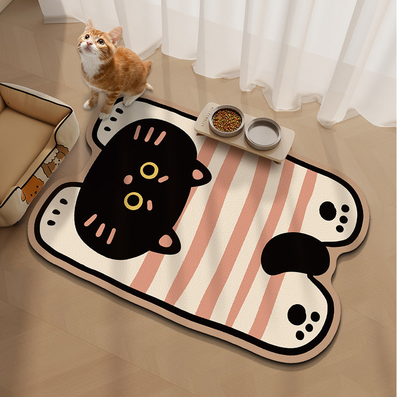 Tapis repas et repos chien et chat / 4 motifs