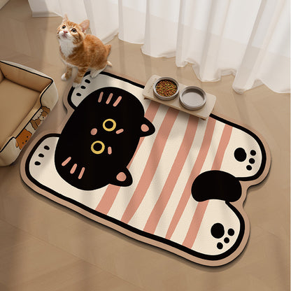 Tapis repas et repos chien et chat / 4 motifs