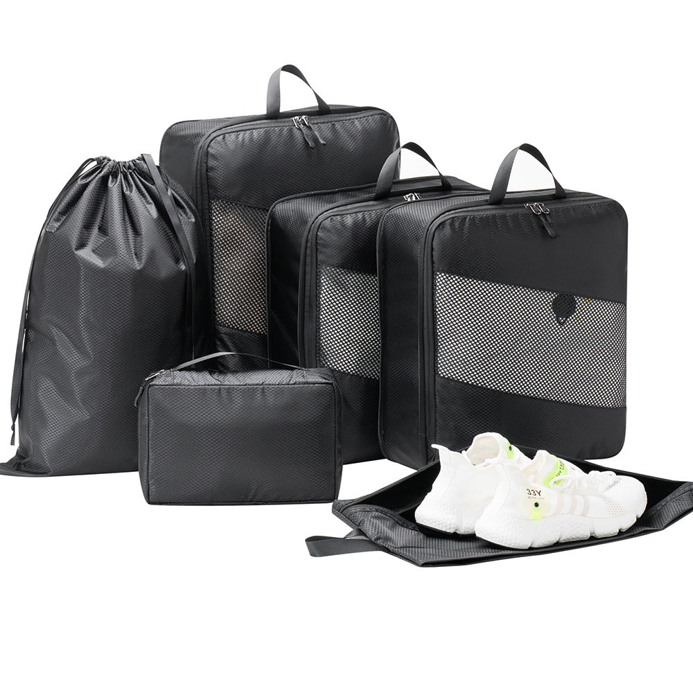 Set 6 Sacs de Rangement Compressibles Voyage - 4 Coloris