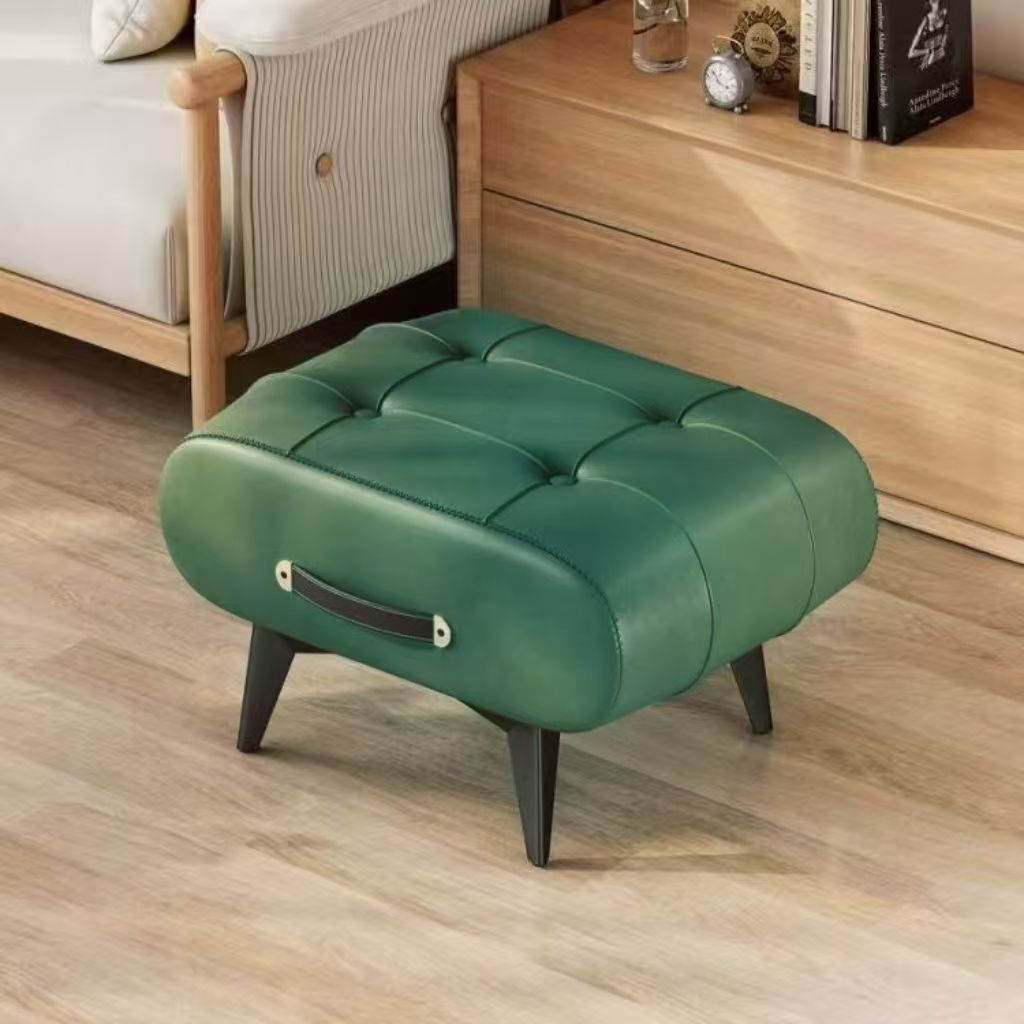 Soft Cushioned Home Entrance Shoe Changing Stool