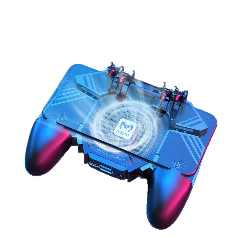Manette Gaming Mobile 6 Doigts Mimo AK77 — Ventilateur / Batterie 4000 mAh / iOS & Android