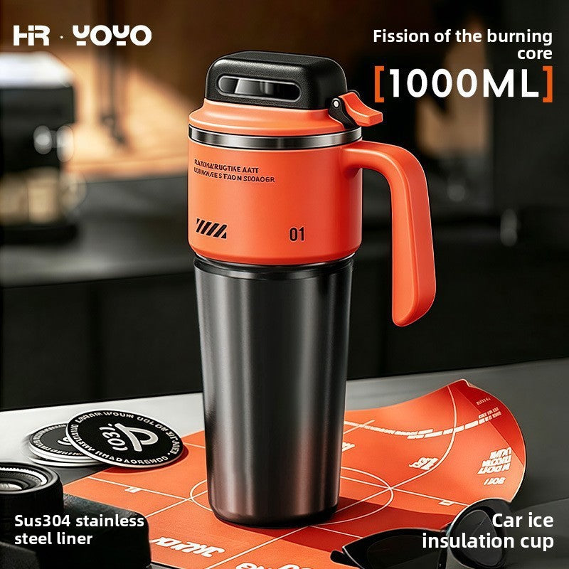 Mug Isotherme Inox Intérieur Céramique 1000ml