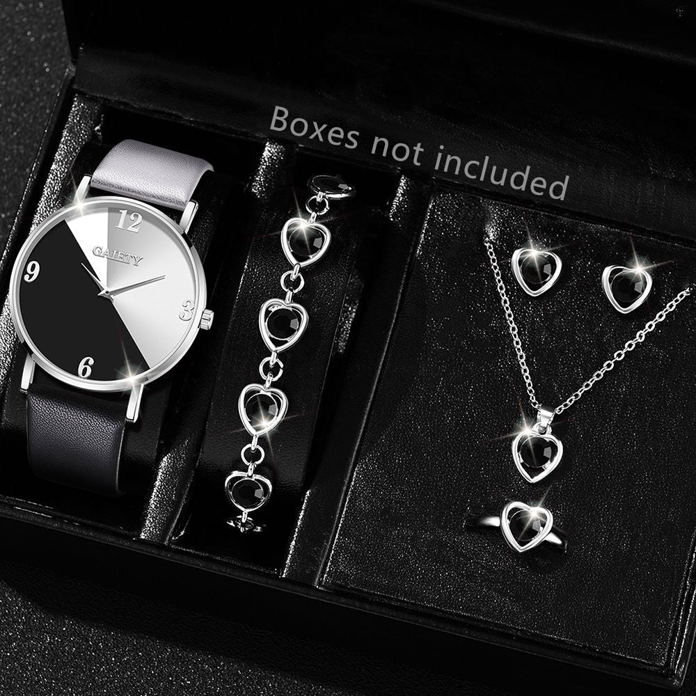 Bicolor horloge (kwarts) goud & zilver