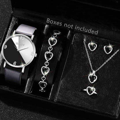 Bicolor horloge (kwarts) goud & zilver
