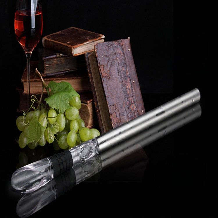 Refroidisseur de Vin Inox — Sucette Glacée Décanteur