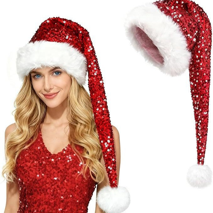 Chapeau de Fête à Paillettes — Noël / Nouvel An / 5 Coloris