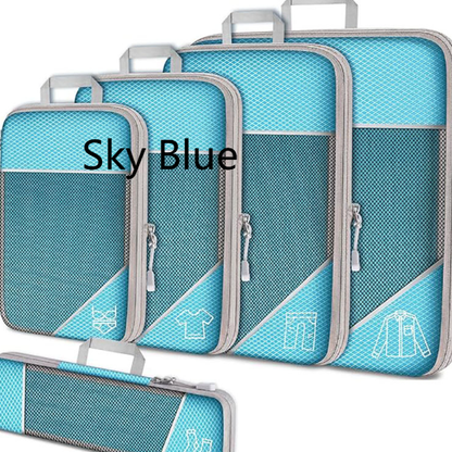 Lot de 5 organiseurs de valise / 4 Coloris