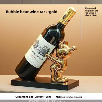 VinoPose Pro – Porte-Bouteille Céramique Style Nordique