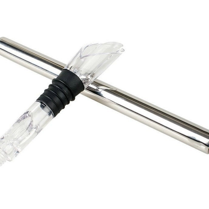 Refroidisseur de Vin Inox — Sucette Glacée Décanteur