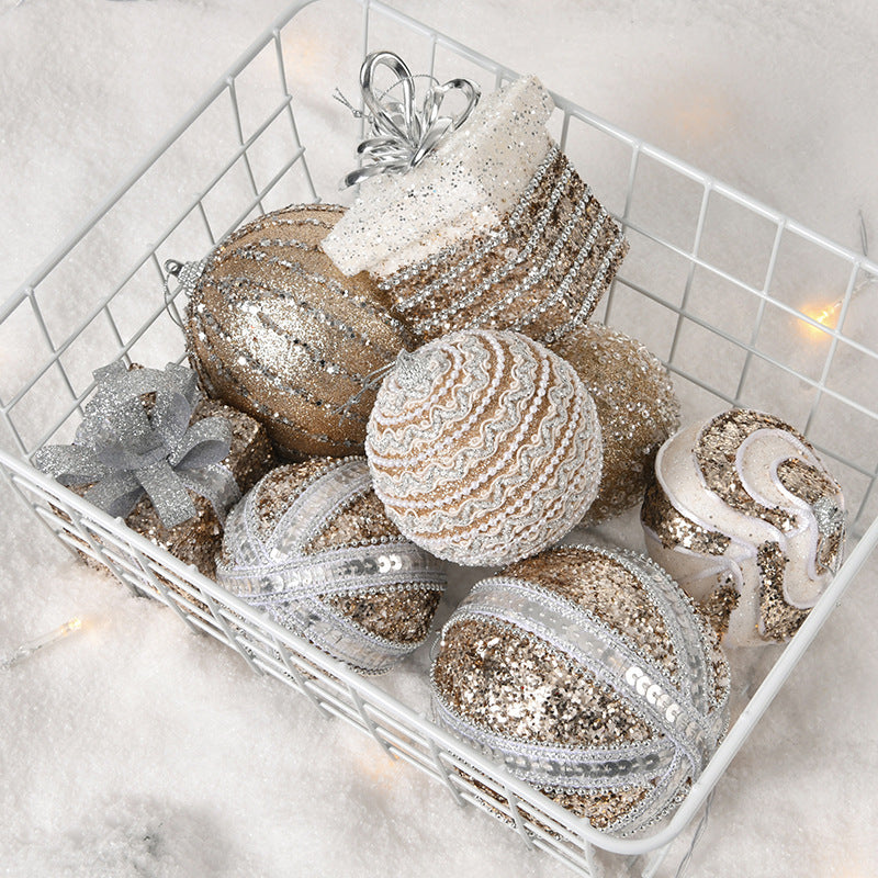 Décorations de Noël scintillantes