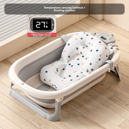 Opvouwbaar Babybadje — Pasgeborenen & Baby's, Zittend & Liggend, Thermometer