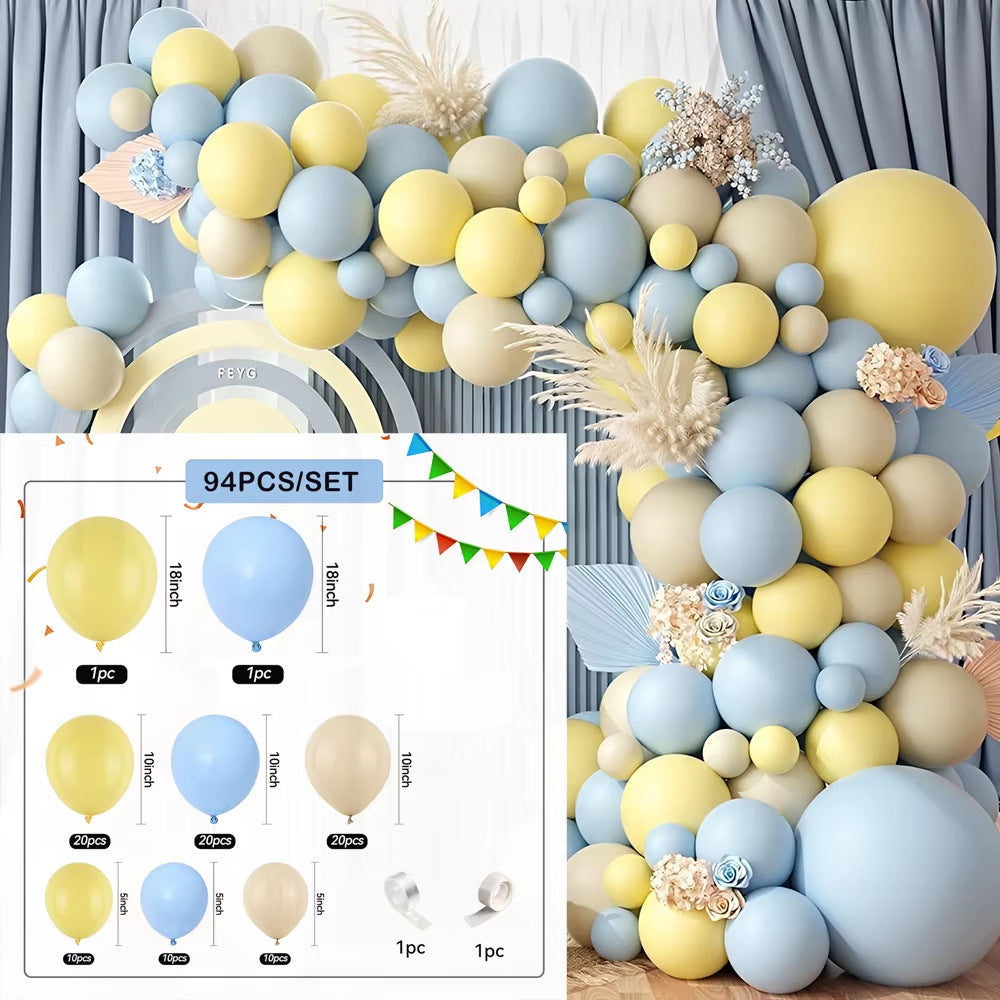 Guirlande de Ballons Style Crème Baby Shower & Anniversaire Mariage