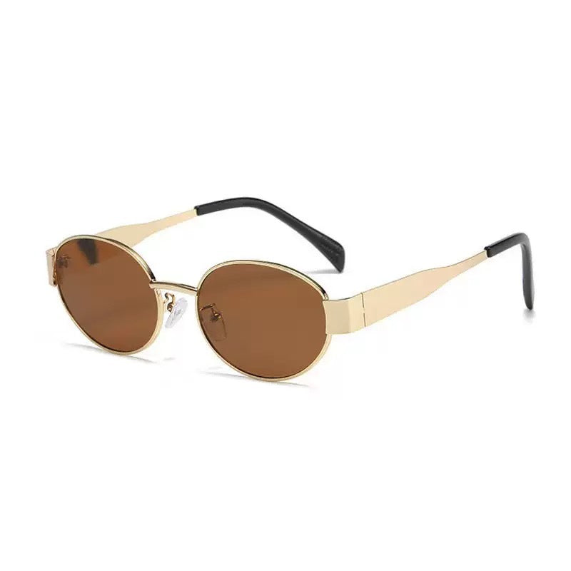 Lunettes de Soleil Ovales Anti-UV Tendance