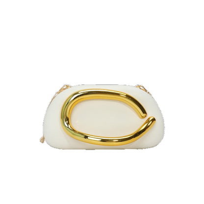 Pochette Ovale à Chaîne Soirée — 6 Coloris
