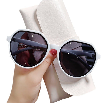 Lunettes de Soleil Jelly Femme Tendance Anti-UV