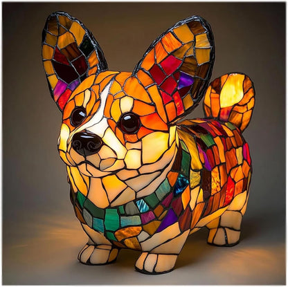 Lampe animaux effet vitrail / 5 modèles