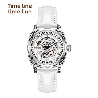 Uniseks Vintage Automatisch Skelet Horloge