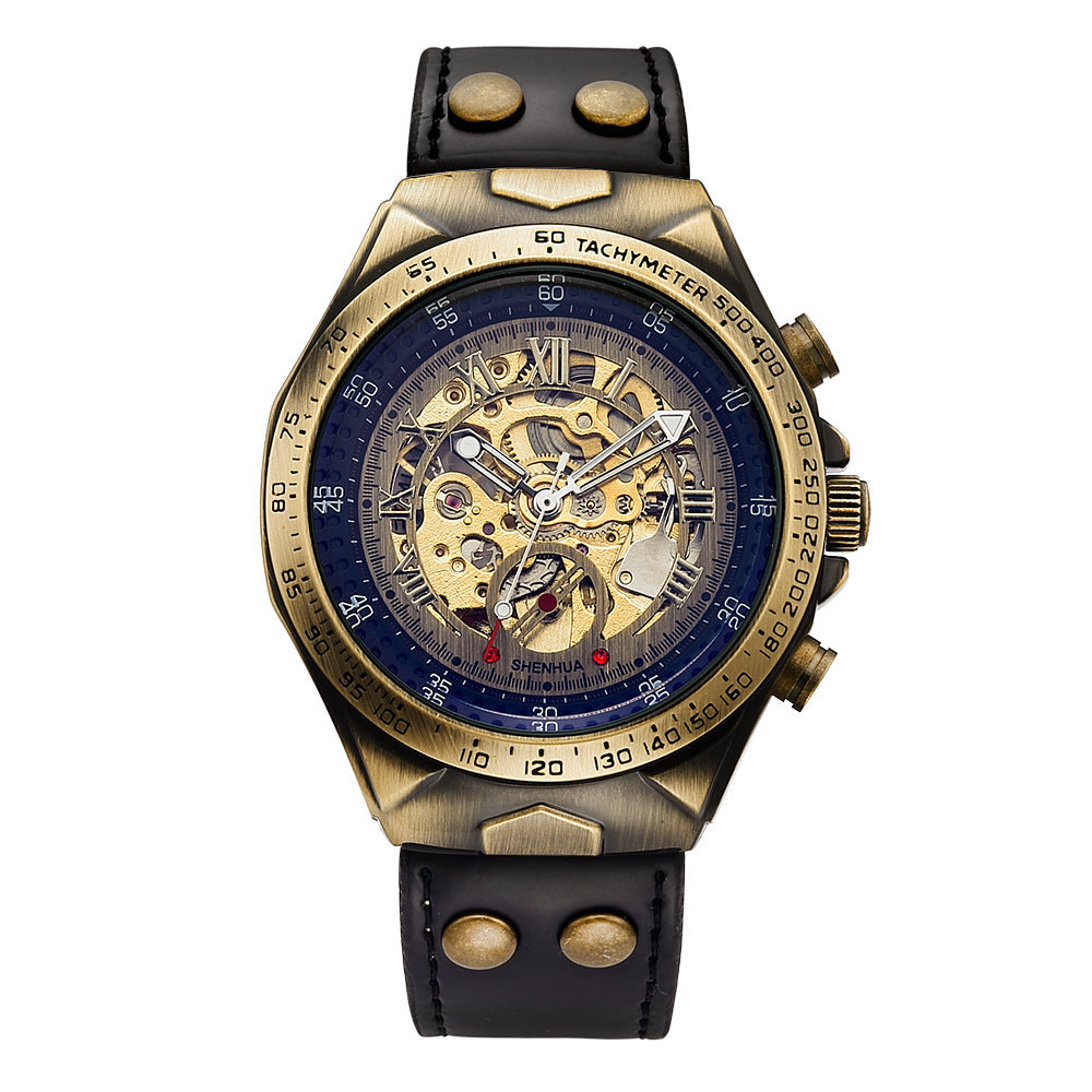 Mechanisch Horloge Automatisch Geopend Uurwerk