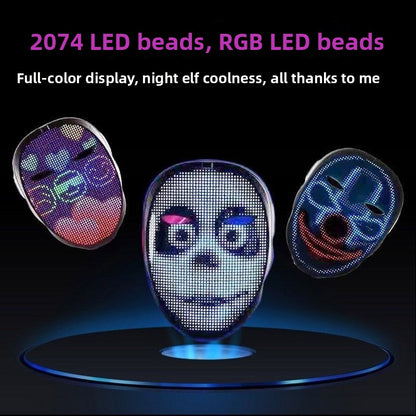 Masque LED RGB Bluetooth