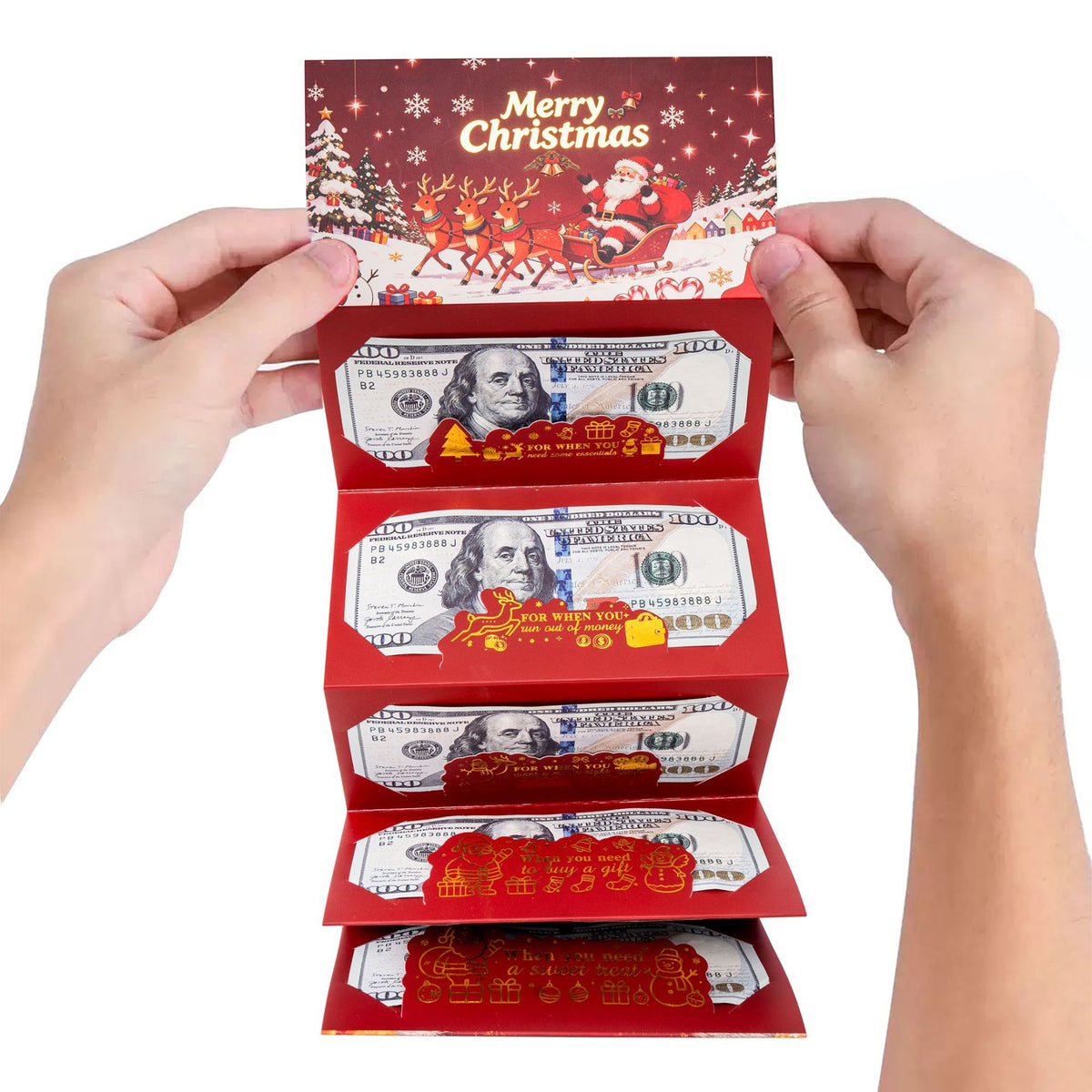 Enveloppe surprise de Noël  4 modèles