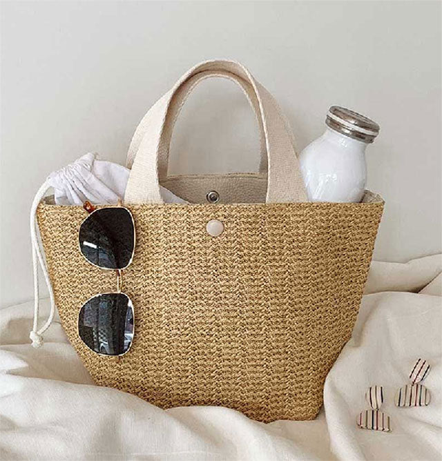 SummerBucket – Sac À Main Paille Tressée Femme
