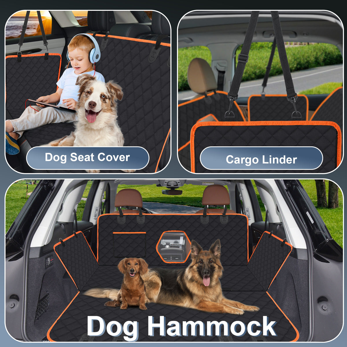 Tapis de Siège Voiture pour Animaux – Antidérapant & Imperméable