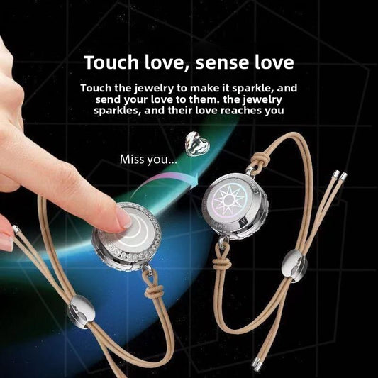 LovePulse Duo – Bracelets Connectés Couple Vibration à Distance | Cadeau