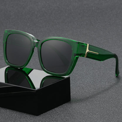 Lunettes de Soleil Clip-On Polarisées Monture Carrée