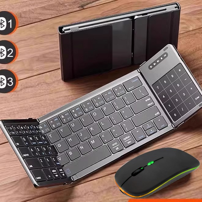 Opvouwbaar Bluetooth-toetsenbord met touchpad / 4 kleuren