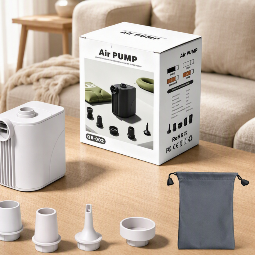 Pompe à Air Électrique Portable / Gonflage & Dégonflage
