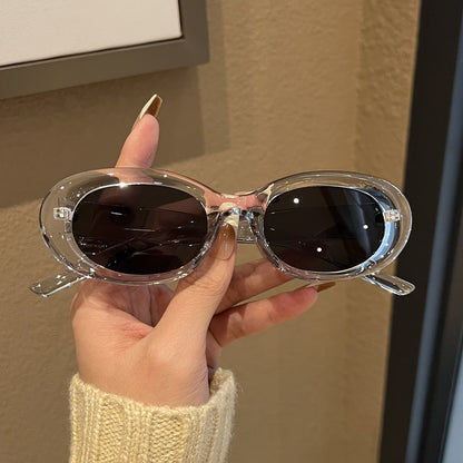 Lunettes Clip-On Ovales Œil de Chat Tendance