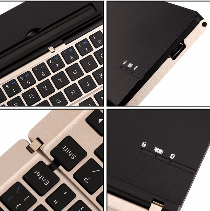 ⌨️ FoldType Pro – Opvouwbaar Bluetooth toetsenbord, Compact & Ultra-Draagbaar