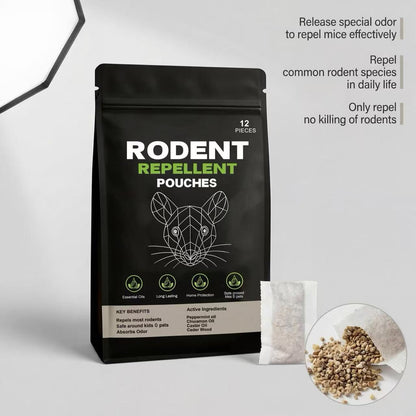RodentStop – Sachets Répulsifs Anti-Rongeurs