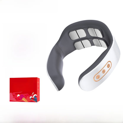 NeckRelax Pro – Masseur Cervical 5-en-1 | Vibration, EMS, Chaleur & Compression