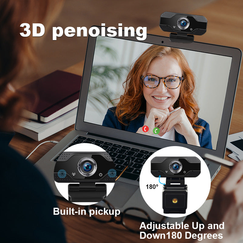 Webcam Full HD 1080p avec microphone