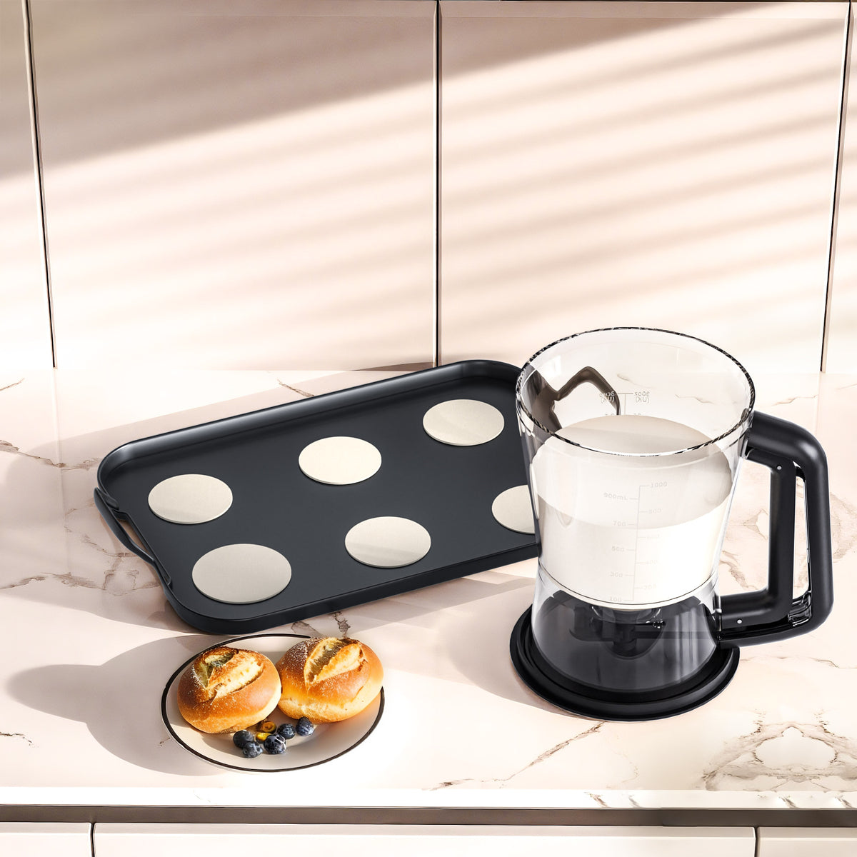 Pannenkoekenbeslagverdeler