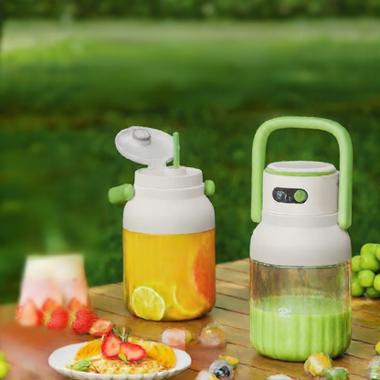 SteelBlend Pro – Draagbare Draadloze RVS Blender 150W | 18.000 tpm, 400 ml, 3 Trendy Kleuren